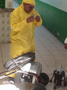 Servicio de fontanería y desazolve de tuberías sanitarias e hidráulicas en la <b>Colonia  Escandón 2a Secc.</b>